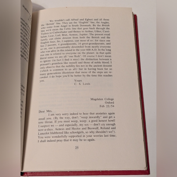 Letters To An American Lady by C. S. Lewis, 1967 - Picture 11 of 11